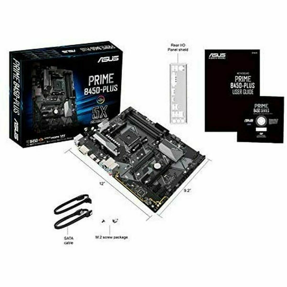 Motherboard Asus PRIME B450-PLUS ATX DDR4 AM4 AMD B450 AMD AM4