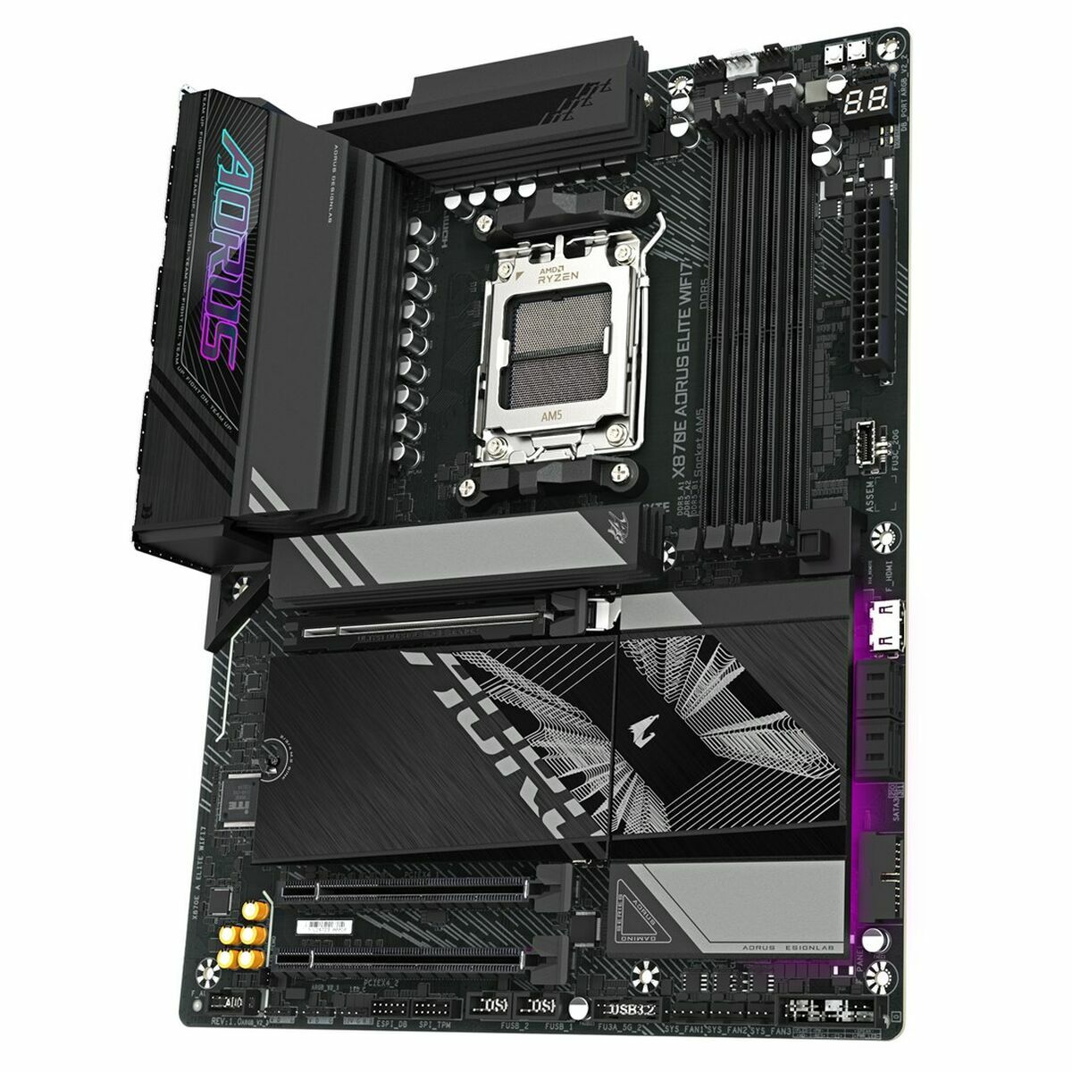 Motherboard Gigabyte X870E AORUS ELITE WIFI7 AMD AM5 AMD X870E
