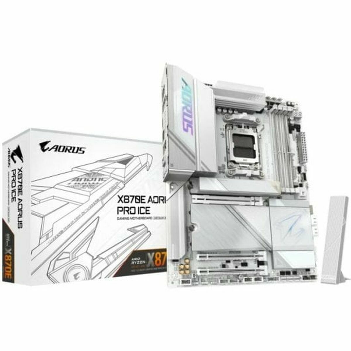 Motherboard Gigabyte X870E AORUS PRO ICE AMD AMD X870E AMD AM5