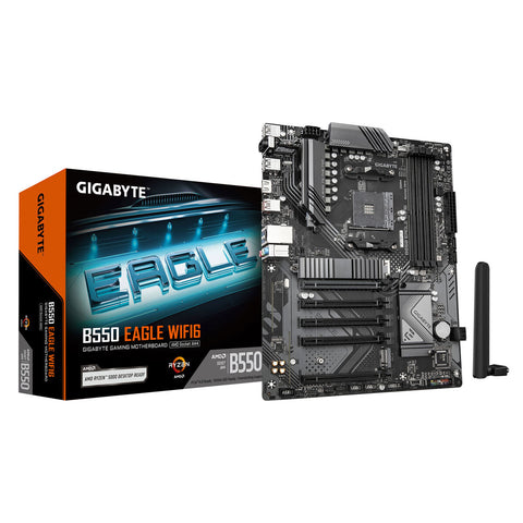 Motherboard Gigabyte EAGLE Intel Wi-Fi 6 AMD B550 AMD AM4