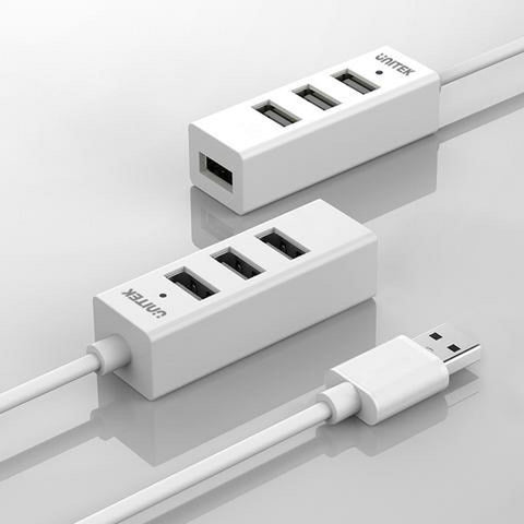 3-Port USB Hub Unitek Y-2146 White