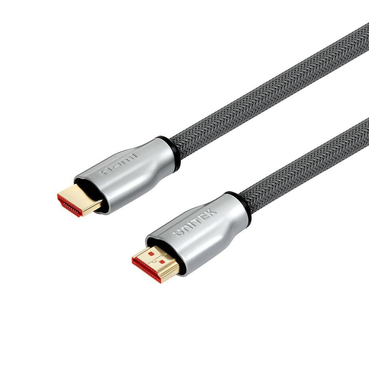 HDMI Cable Unitek Y-C136RGY Silver Zinc 1 m