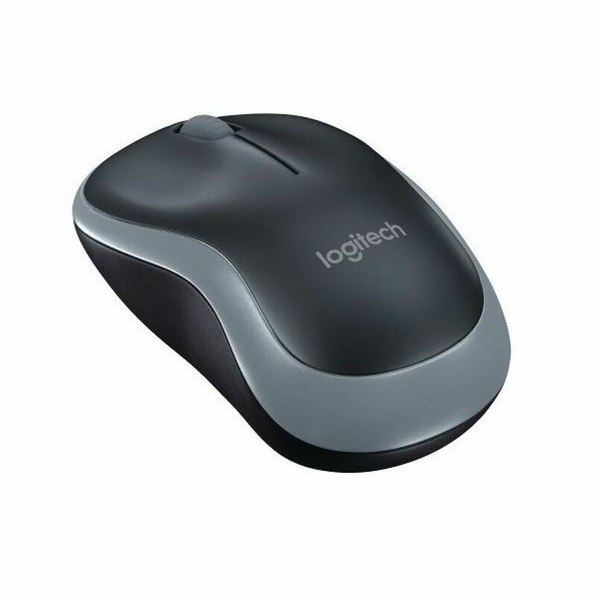 Wireless Mouse Logitech M185 Black Grey Monochrome 1000 dpi