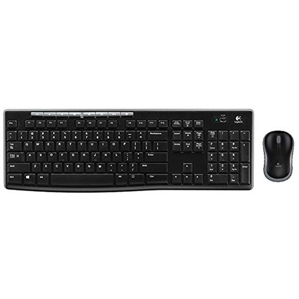 Keyboard Logitech Wireless Combo MK270 Black Spanish Qwerty