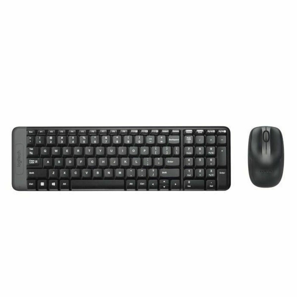 Keyboard Logitech 920-008318 Black Spanish Qwerty