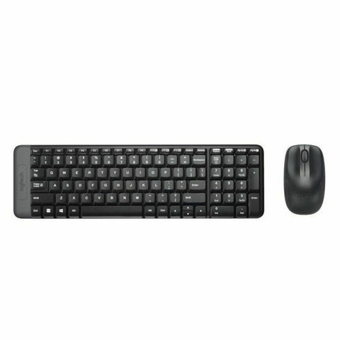 Keyboard Logitech 920-008318 Black Spanish Qwerty