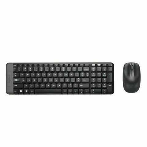 Keyboard Logitech 920-008318 Black Spanish Qwerty