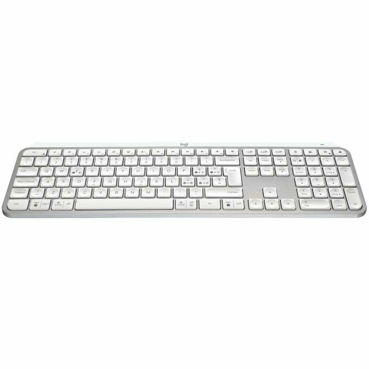 Wireless Keyboard Logitech MX Keys S Grey Spanish Qwerty