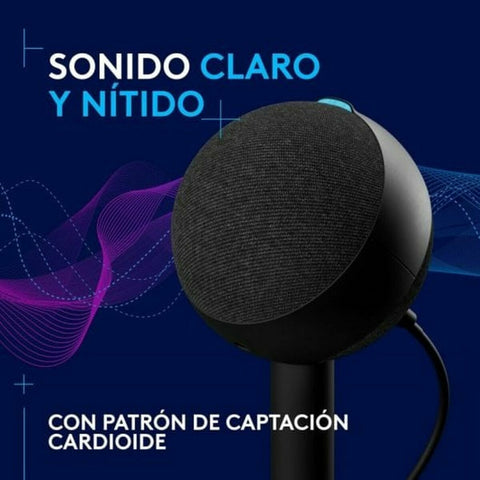 Microphone Logitech 988-000551 Black