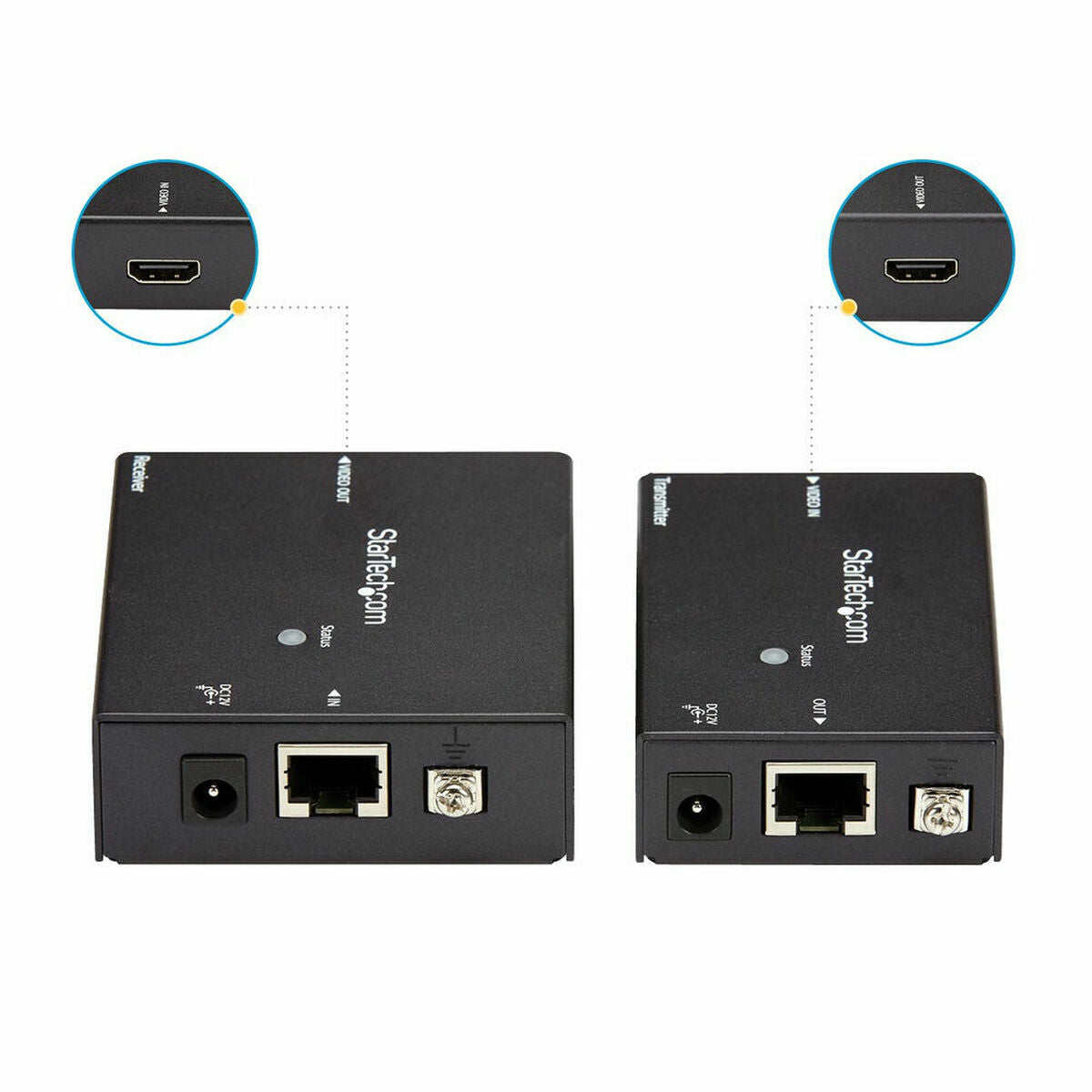 HDMI Switch Startech ST121HDBTE HDMI RJ-45 10 cm