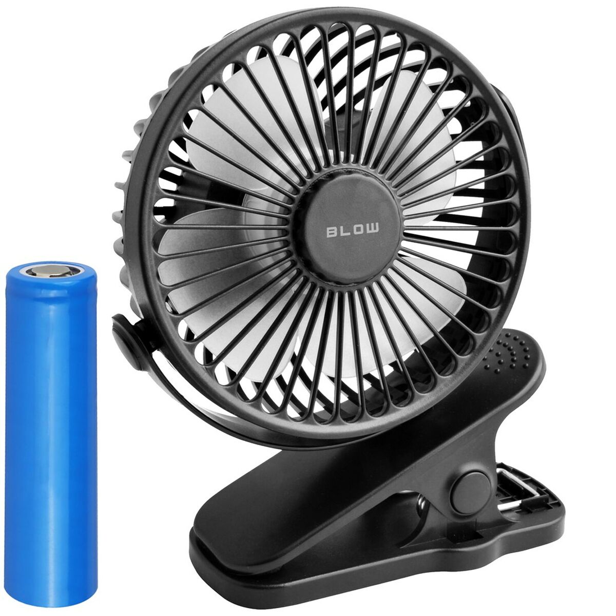Table Fan Blow 44-506 Black USB