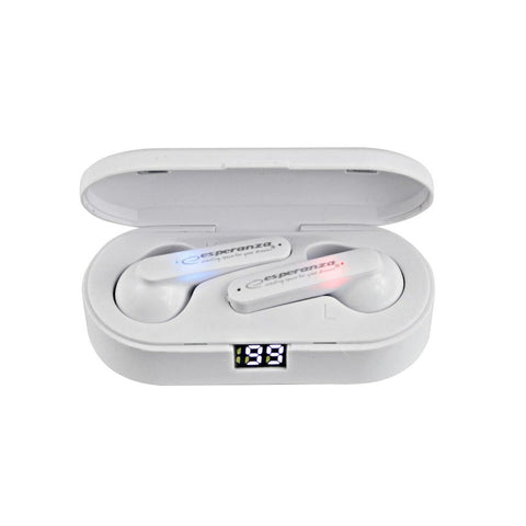 Wireless Earphones with Charging Case Esperanza EH230W White