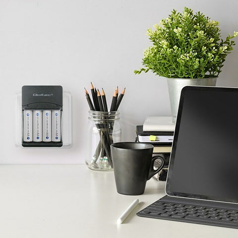 Battery charger Qoltec 50653