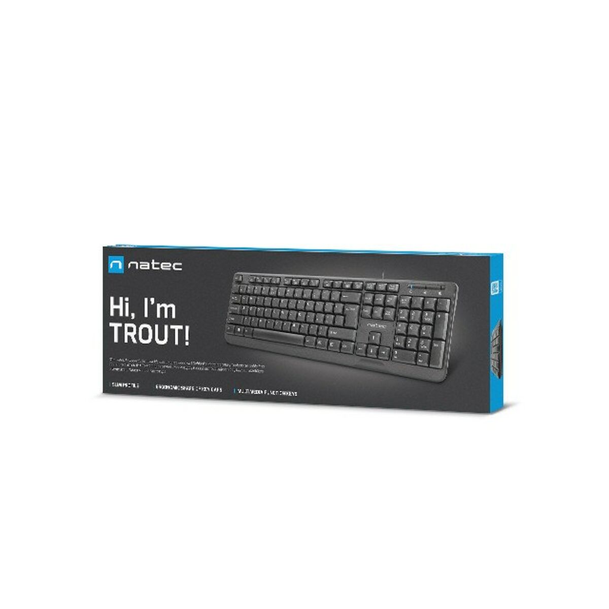 Keyboard Natec TROUT Black