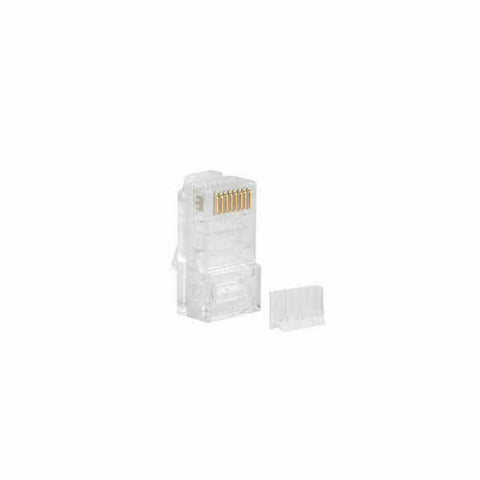 UTP Category 6 Rigid Network Cable Lanberg PLU-6000 White Transparent 100 Units (100 uds)