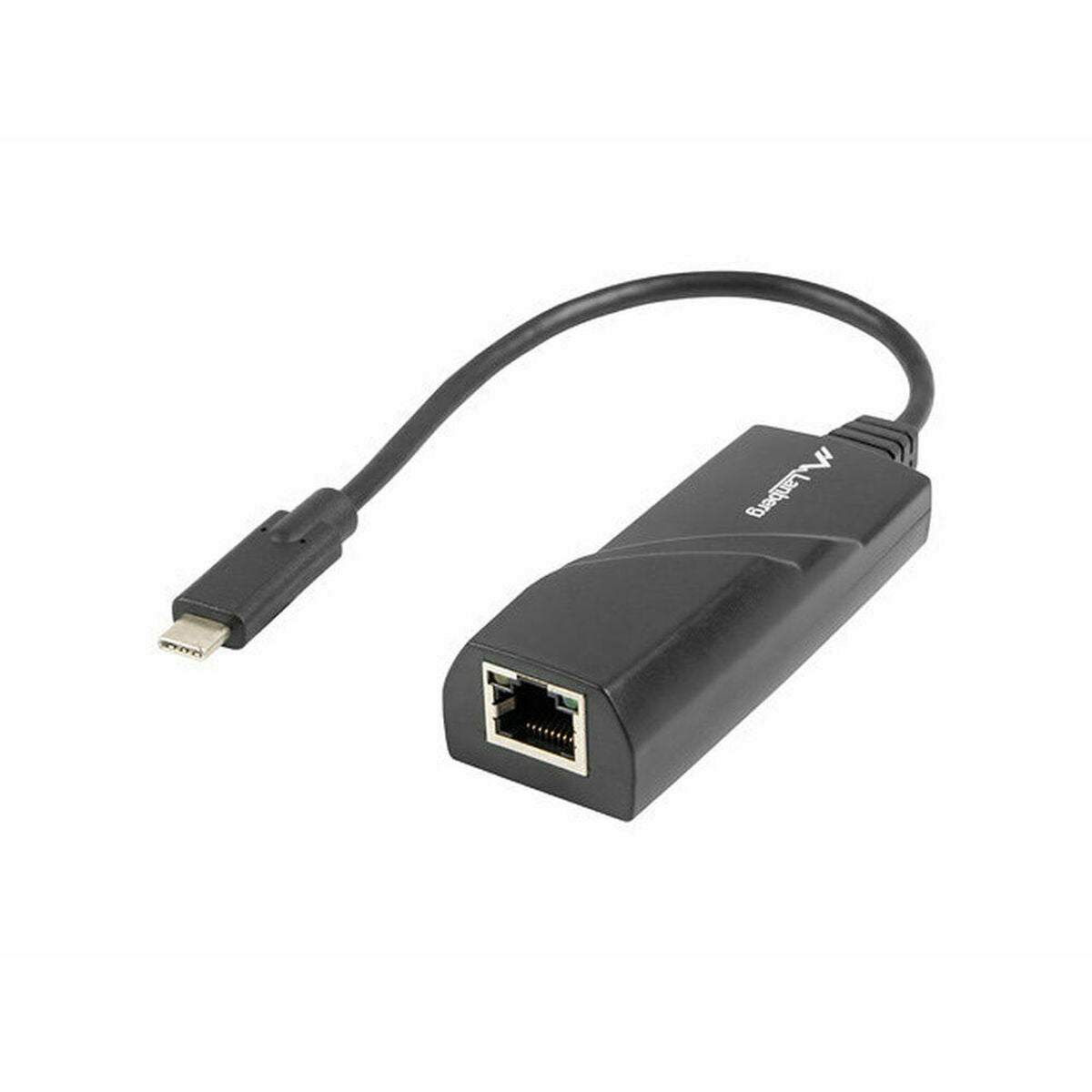 USB-C to RJ45 Network Adapter Lanberg NC-1000-02 Black