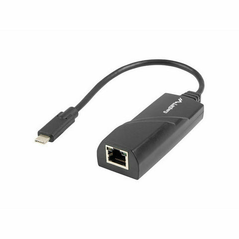USB-C to RJ45 Network Adapter Lanberg NC-1000-02 Black