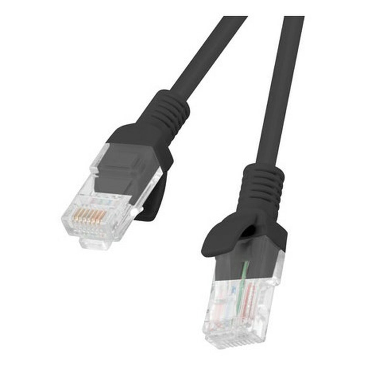 UTP Category 5e Rigid Network Cable Lanberg PCU5-20CC-0200-BK Black 2 m