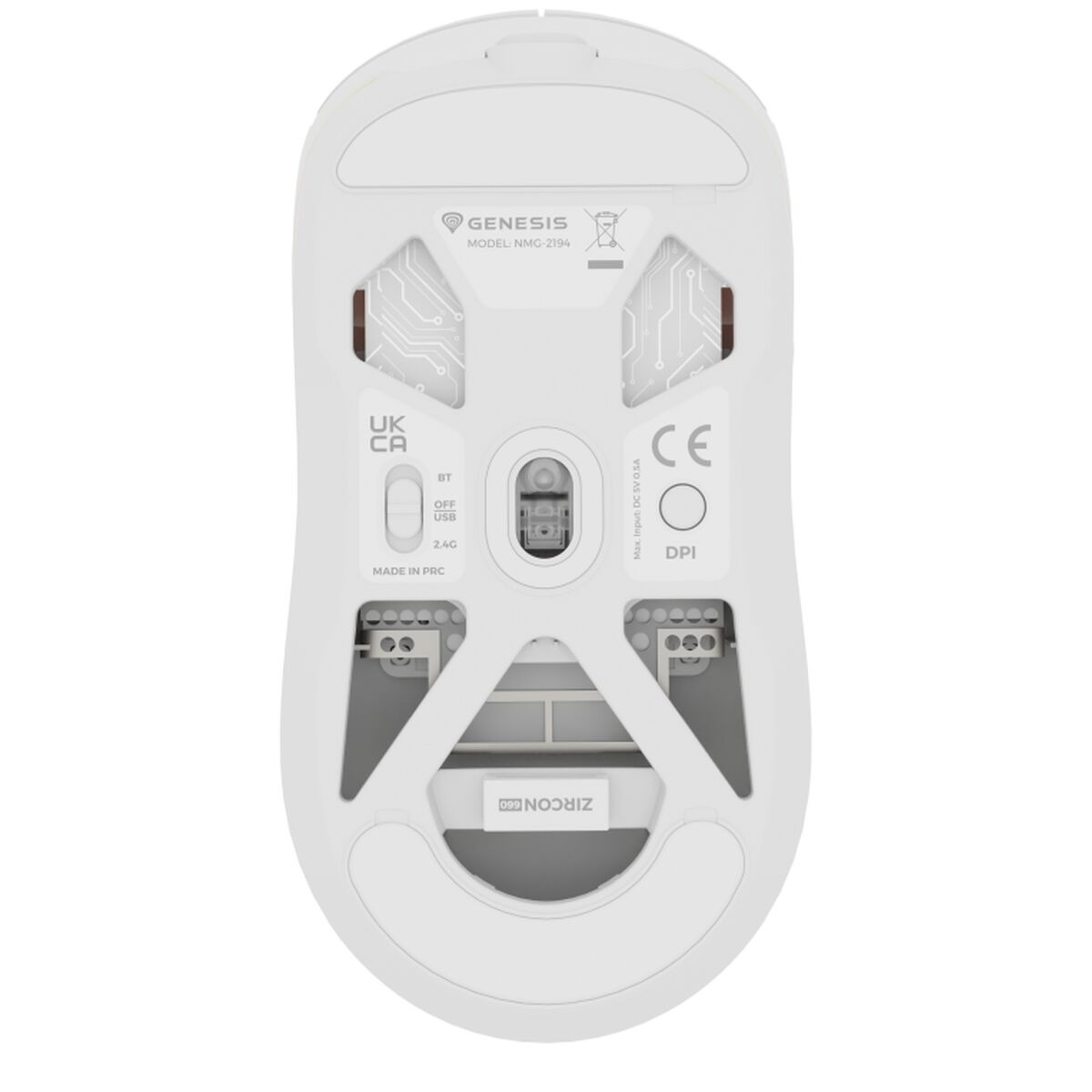 Wireless Bluetooth Mouse Genesis NMG-2194 White