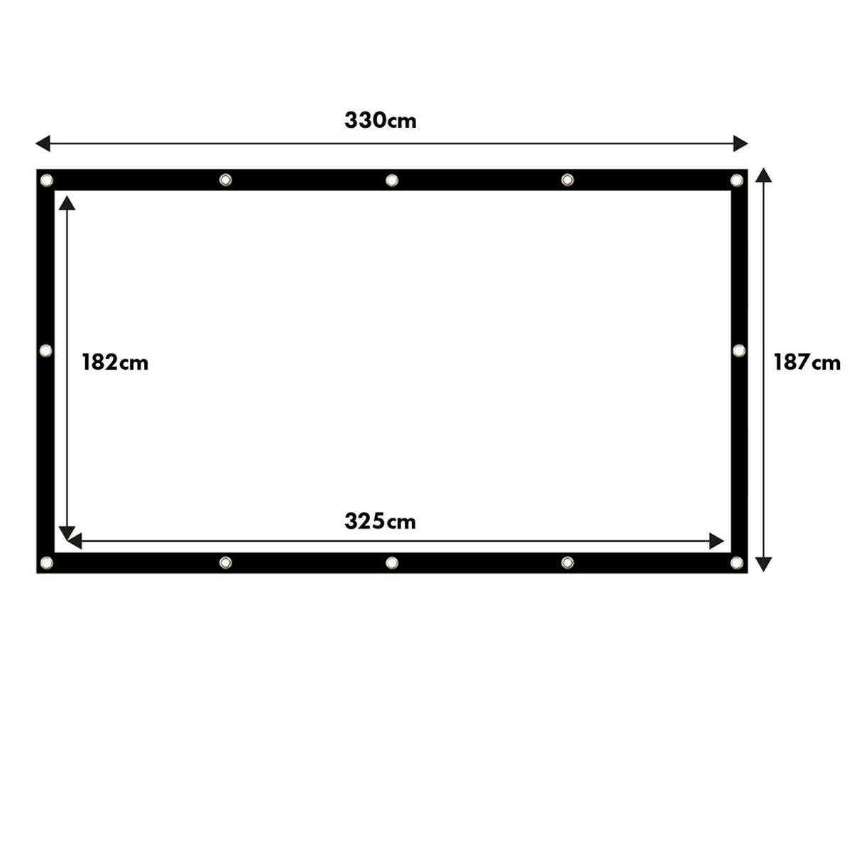 Projection Screen MacLean MC-167 135"