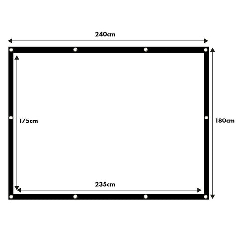 Projection Screen MacLean MC-169 120"