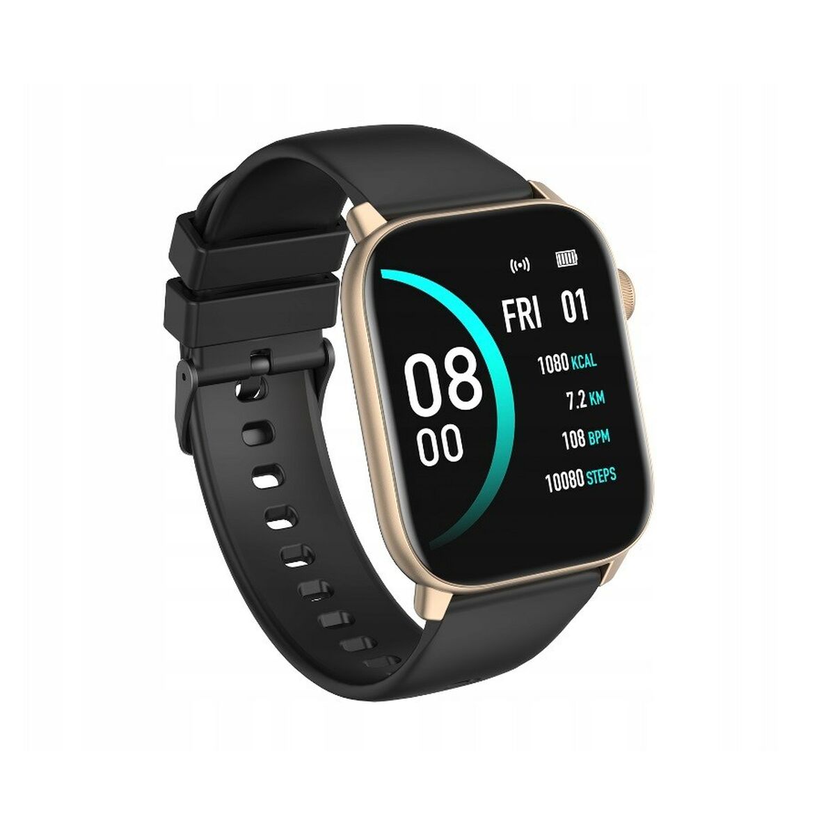 Smartwatch Oromed ORO SMART FIT 6 Black Golden 1,69"
