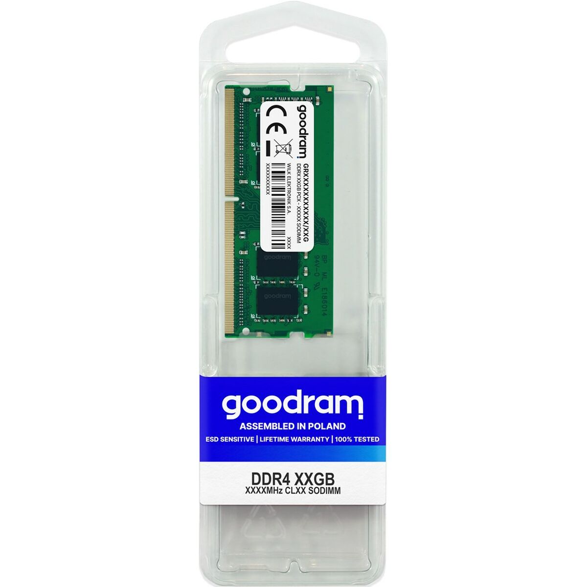 RAM Memory GoodRam GR2666S464L19S/16G 2666 MHZ 16 GB DDR4 2666 MHz CL19