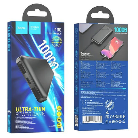 Powerbank Hoco J100 black Black 10000 mAh