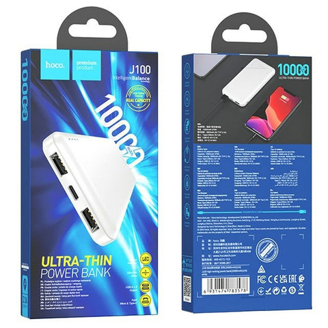 Powerbank Hoco J100 white White 10000 mAh
