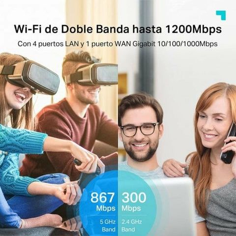 Router TP-Link Archer C6 300 Mbit/s Black