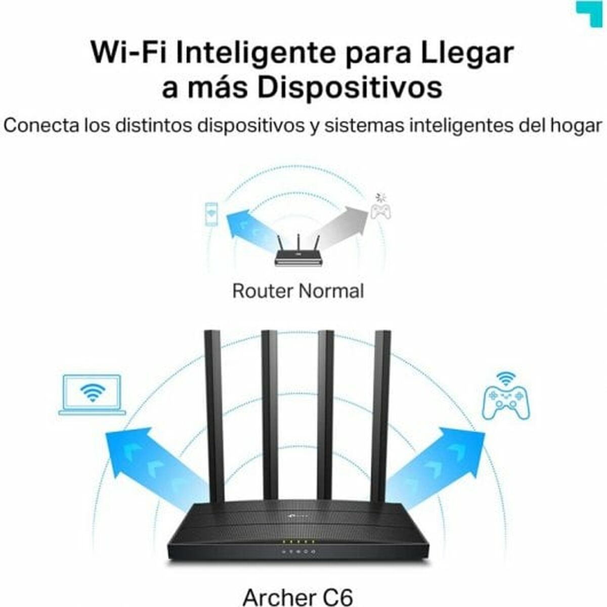 Router TP-Link Archer C6 300 Mbit/s Black