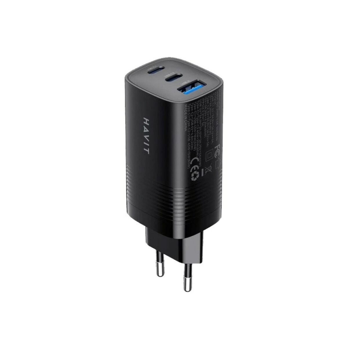 Wall Charger Havit UC20 EU Black 65 W