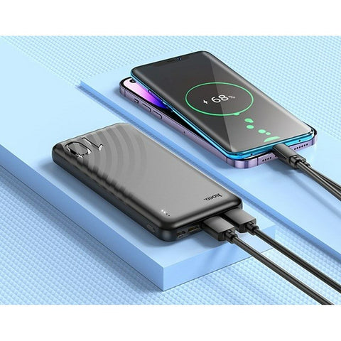 Powerbank Hoco J123 black Black 10000 mAh