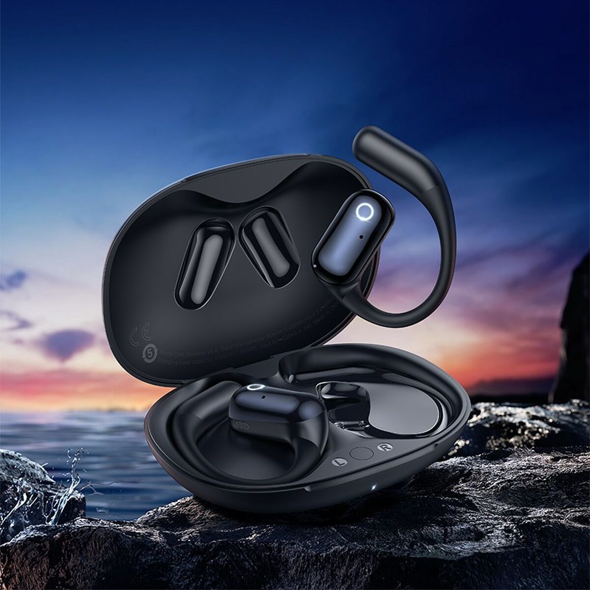 Wireless Earphones with Charging Case Hoco EA6 Black