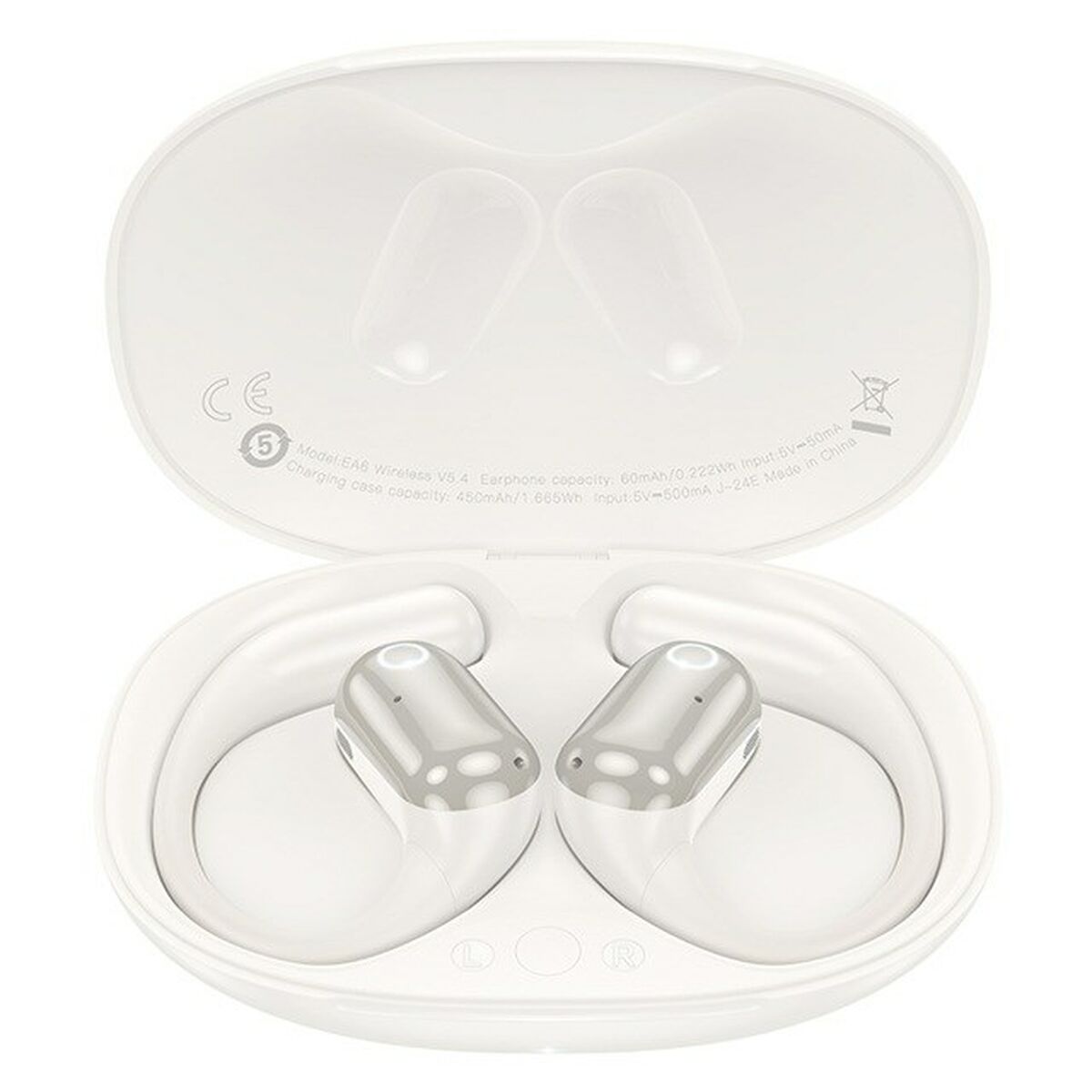 Wireless Earphones with Charging Case Hoco EA6 White