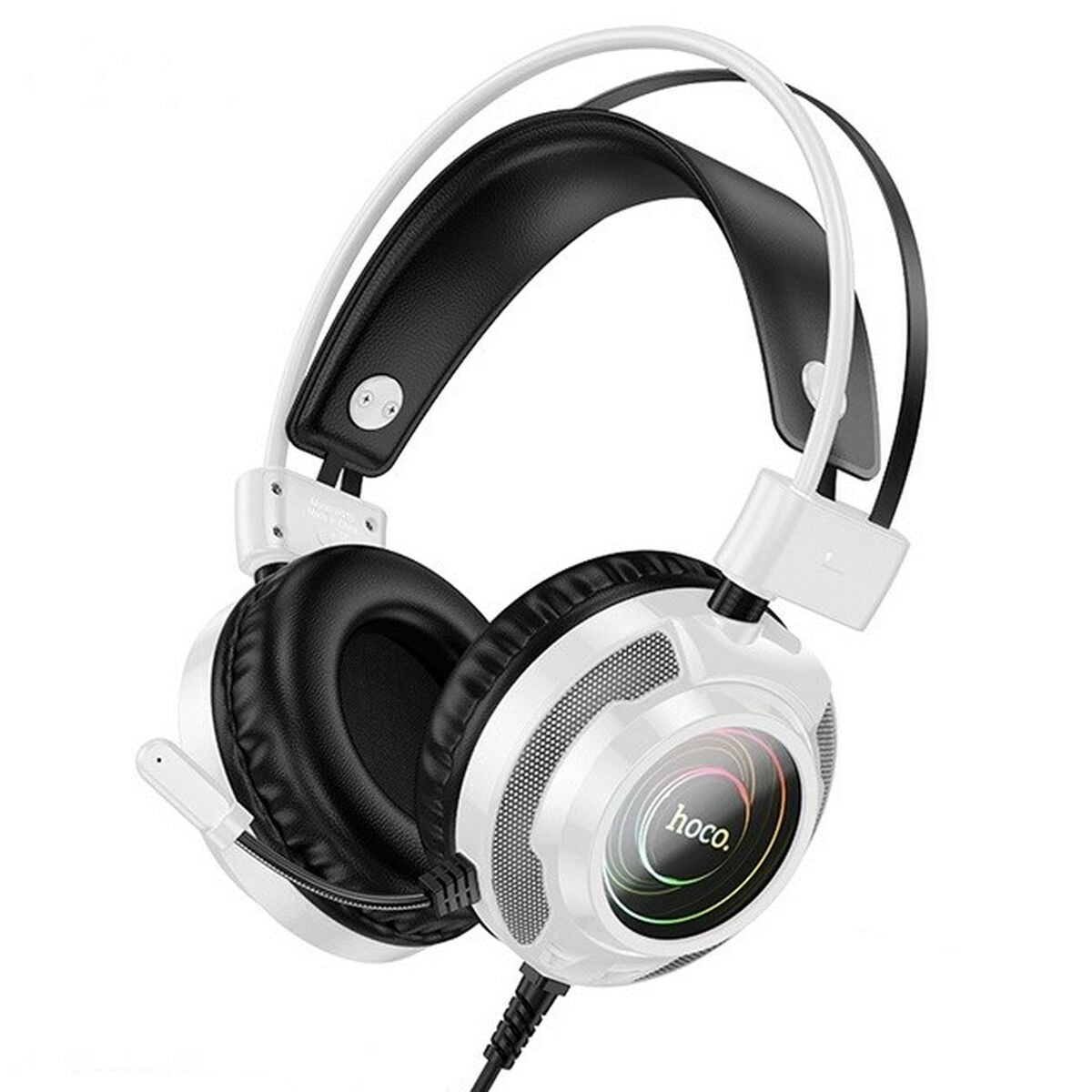 Headphones with Microphone Hoco W110 White Black