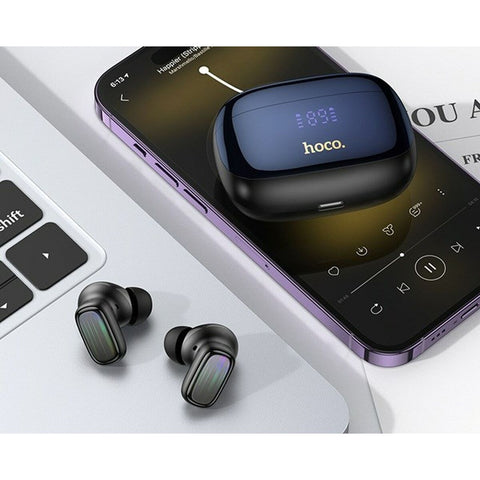 Wireless Earphones with Charging Case Hoco EQ20 Rhyme Black