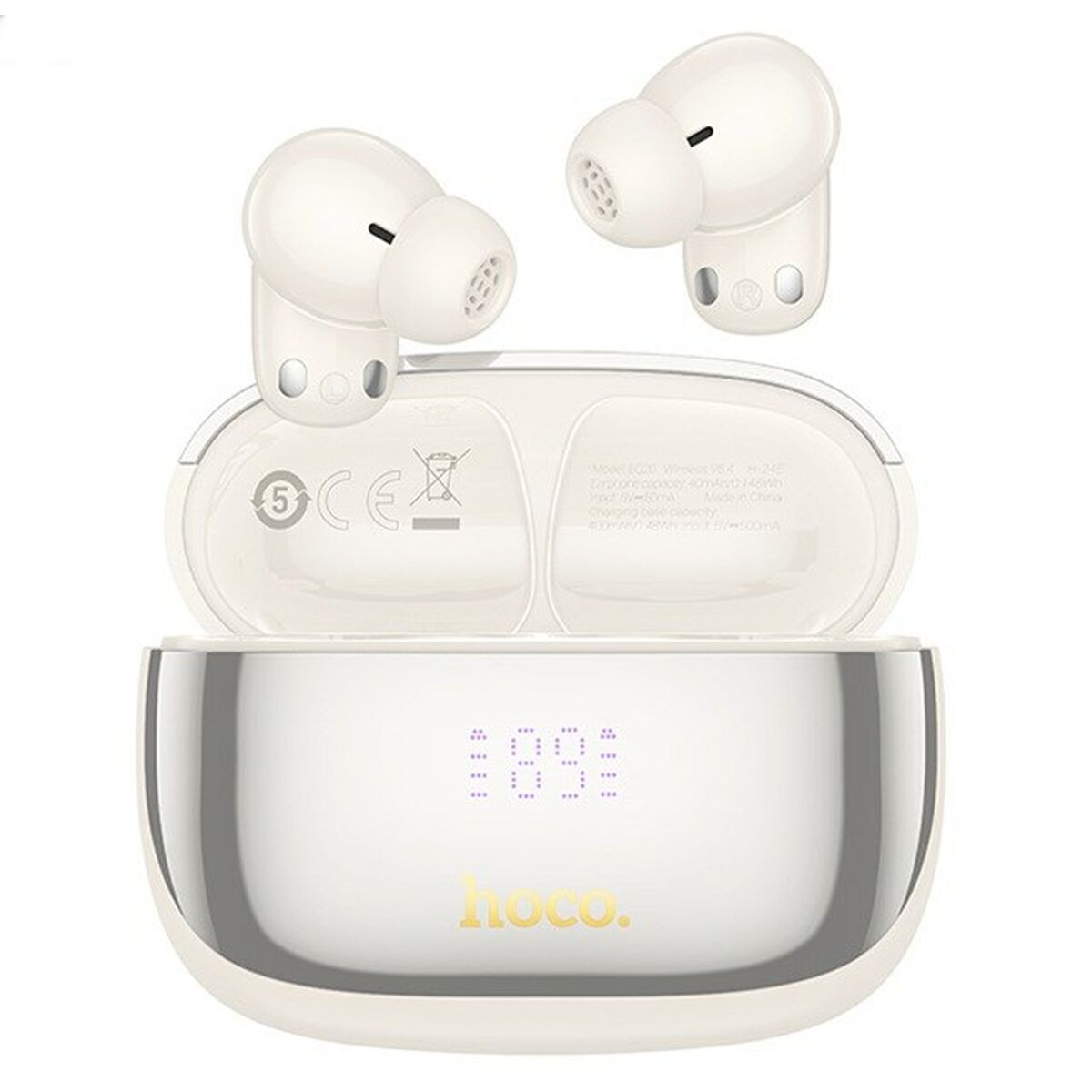 Wireless Earphones with Charging Case Hoco EQ20 Rhyme White