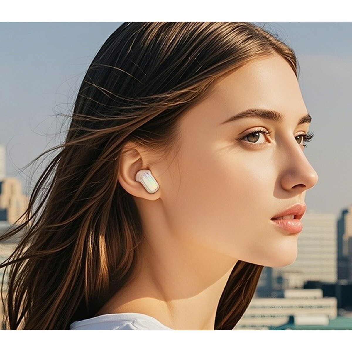 Wireless Earphones with Charging Case Hoco EQ20 Rhyme White