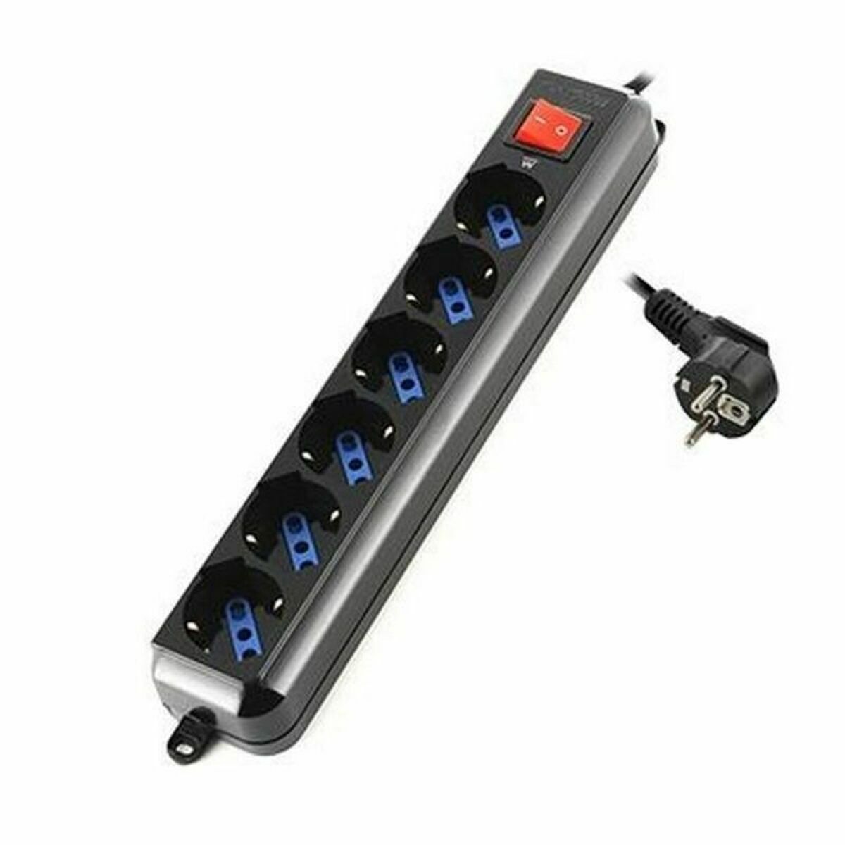 Power Socket - 6 Sockets with Switch Ewent Schuko (1,5 m)
