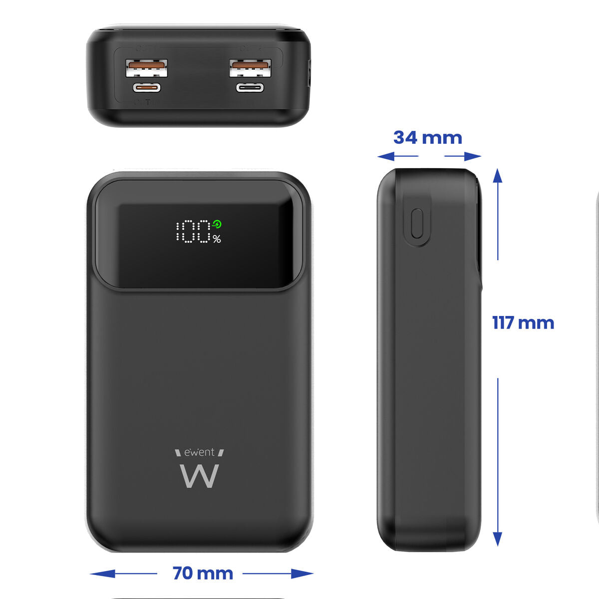 Powerbank Eminent EW1164 Black 20000 mAh