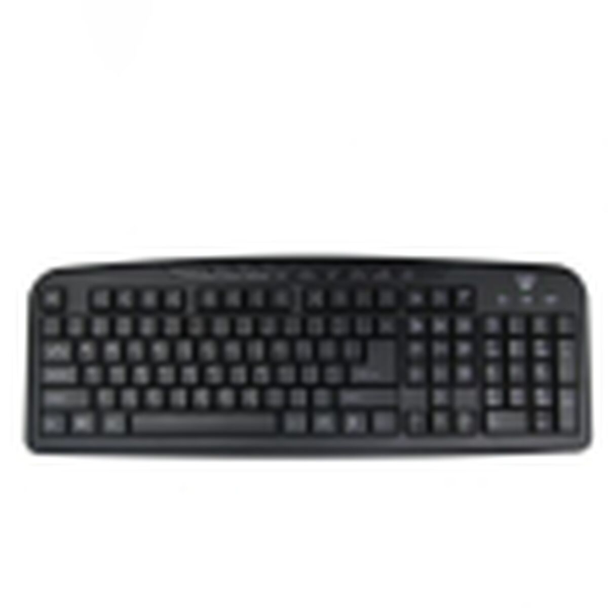 Keyboard Ewent EW3195 Black Spanish Qwerty QWERTZ