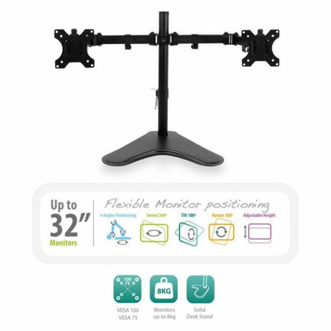 TV Mount Ewent 13"-32" 2 x 8 kg Black
