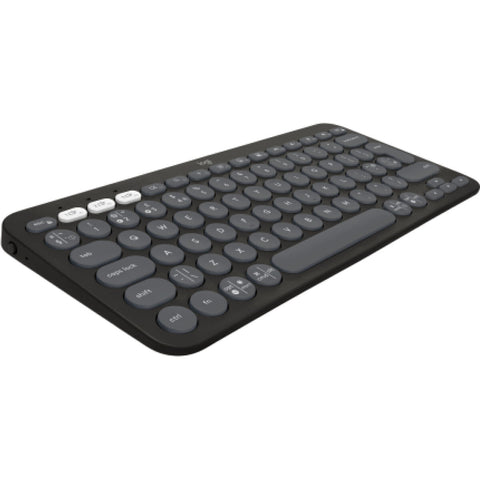 Wireless Keyboard Logitech 920-011843 Graphite Spanish Qwerty QWERTY