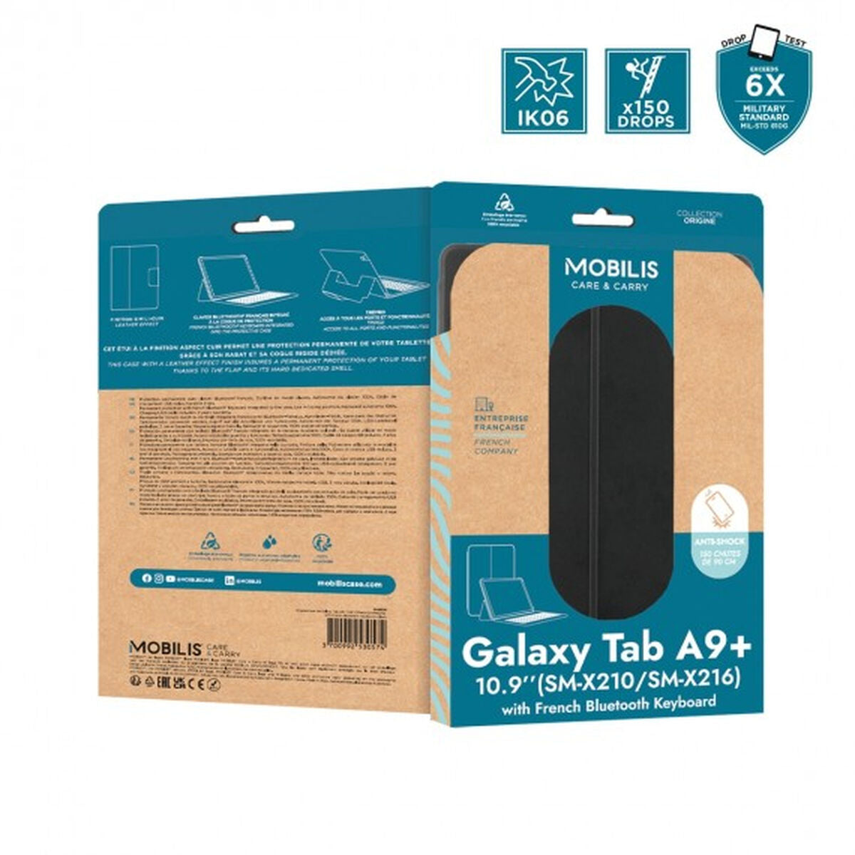 Tablet cover Mobilis 048056 Black