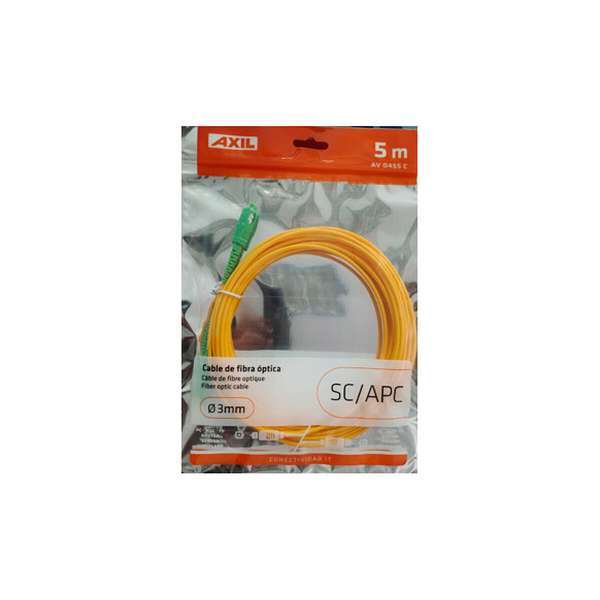 Fibre optic cable Axil AV0455C 5 m