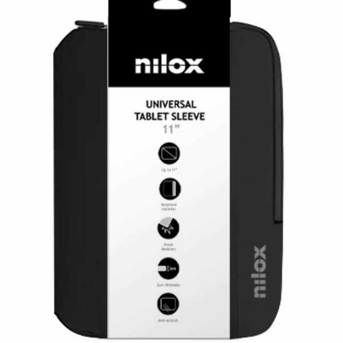 Tablet cover Nilox NXFS002 Black