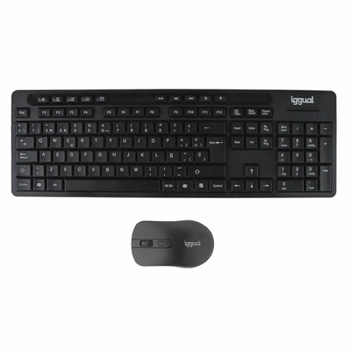 Keyboard and Mouse iggual WMK-BUSINESS2 Black Spanish Qwerty