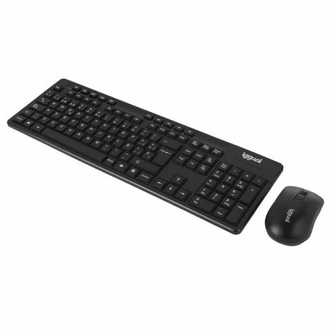 Keyboard and Mouse iggual WMK-BUSINESS2 Black Spanish Qwerty
