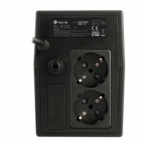 Uninterruptible Power Supply System Interactive UPS NGS FORTRESS 1200 V3 800 VA